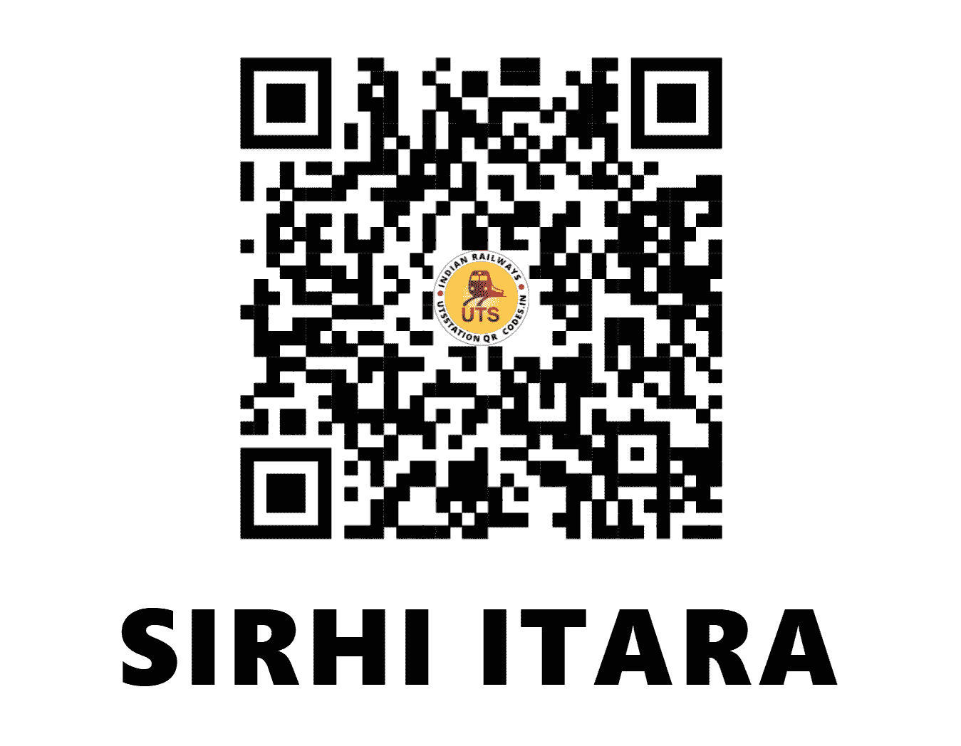 UTS QR Code for SIRHI ITARA - SIRA - NC (UTTAR PRADESH)